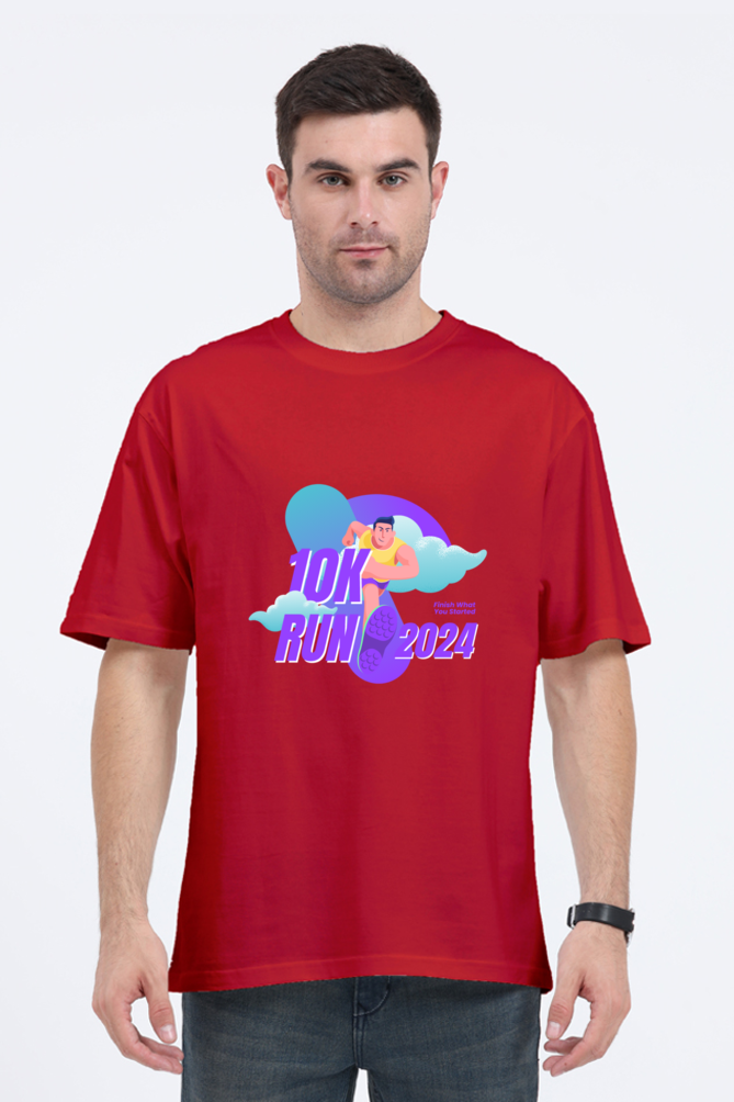 Unisex Oversized T-Shirt - 10K Run 2024 Edition