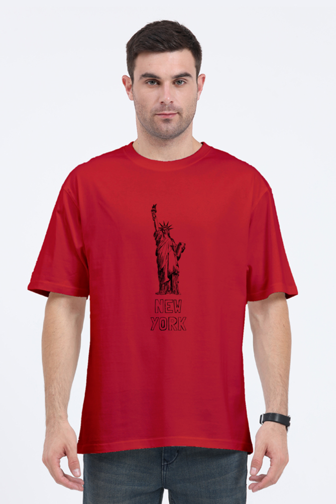 Unisex Oversized "New York Statue of Liberty" T-Shirt