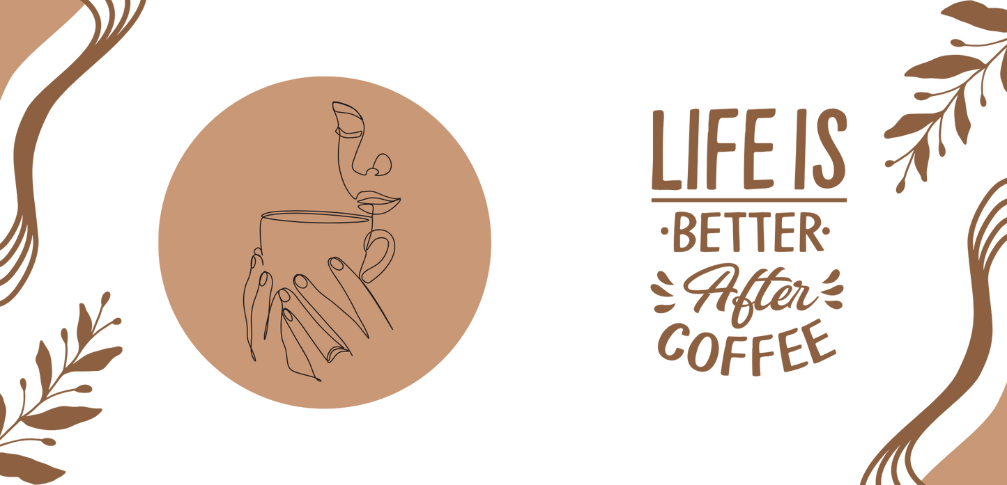 "Life is Better After Coffee" Mug