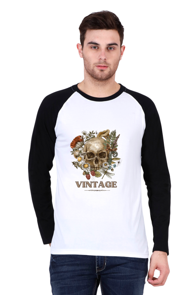 Men's "Vintage" Raglan Full Sleeves T-Shirt