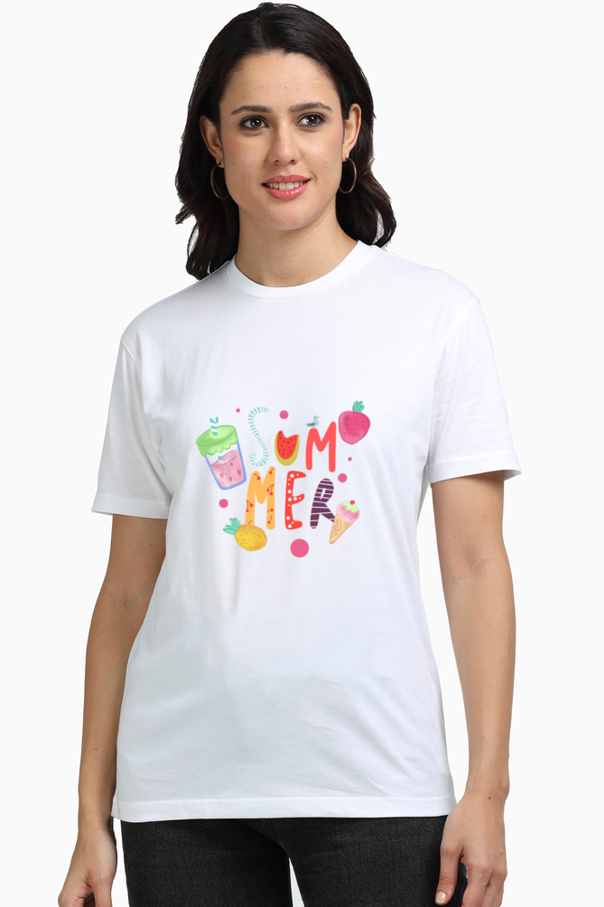 Supima Cotton| Summer Printed T-Shirt for Girls