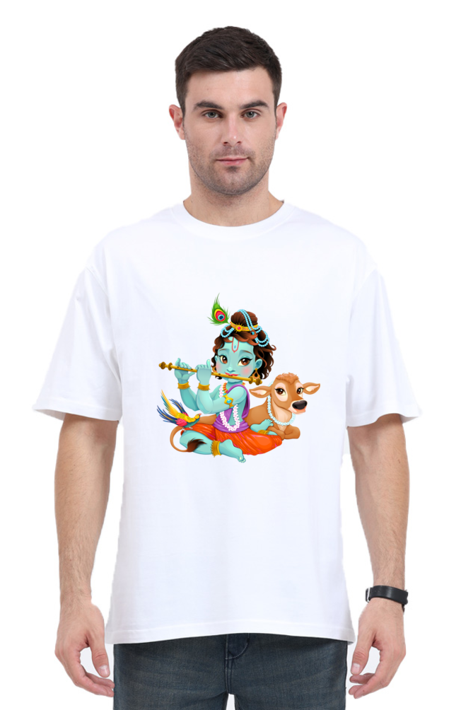 Unisex Oversized "Bal Krishna" T-Shirt