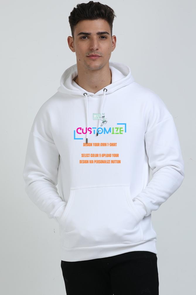 Customizable || Design Your Own Cool Sweatshirt || Unisex Oversized Hooded Sweatshirt