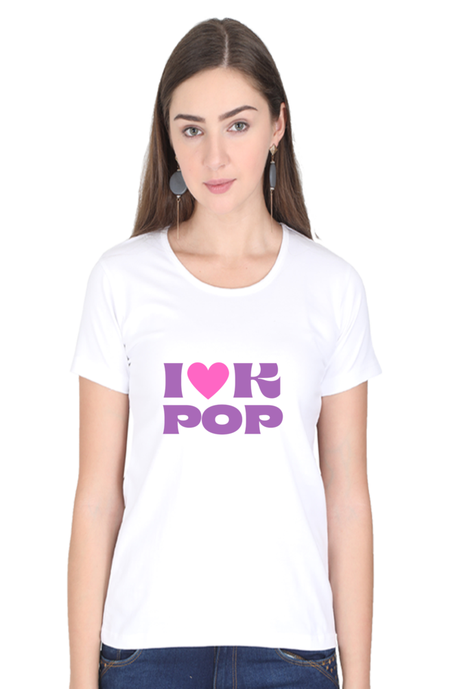 Women's "I Love K-Pop" T-Shirt