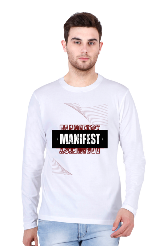 Men's "Manifestation" Round Neck T-Shirt