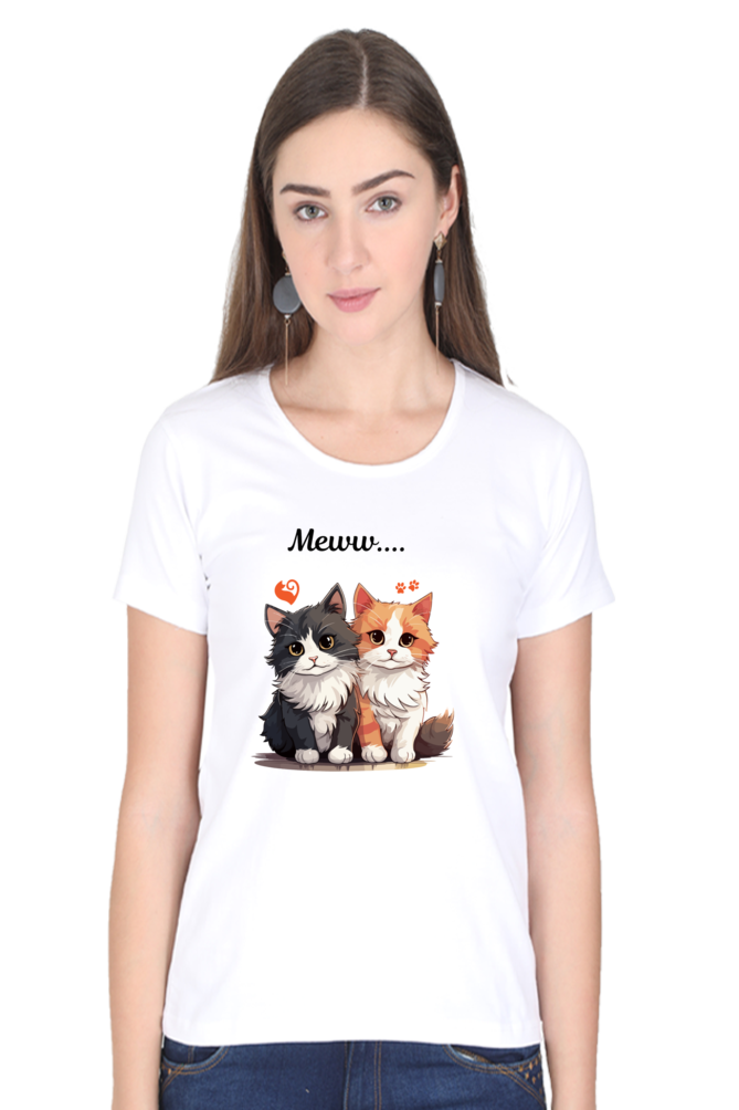 Women's Best Friends Cute Cat T-Shirt