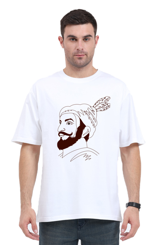 Unisex Oversized "Chhatrapati Shivaji" T-Shirt