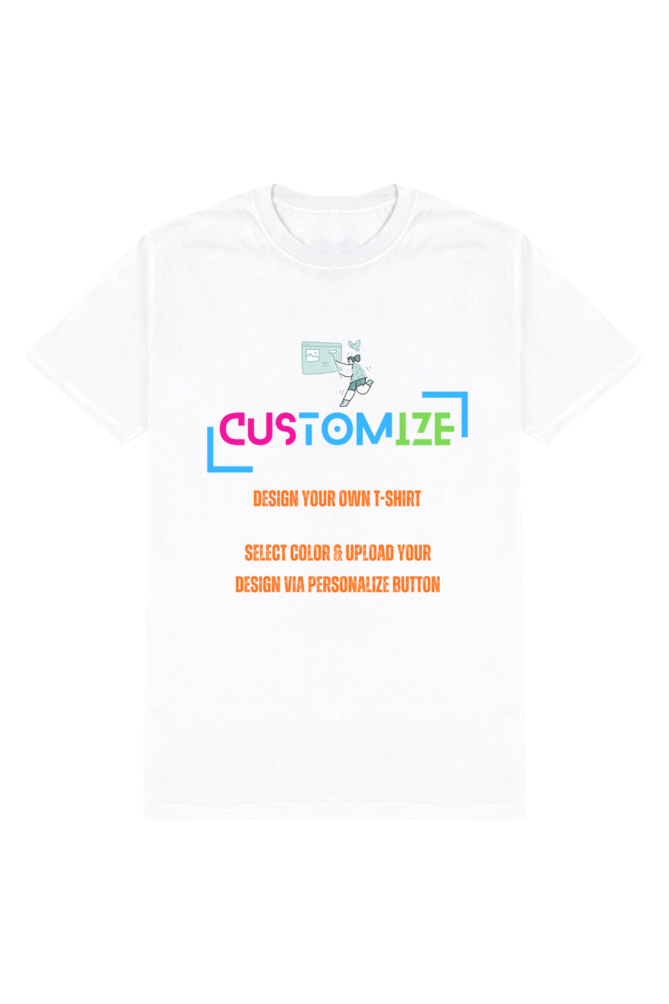 Customizable || Design Your Own Cool T-Shirt || Men Round Neck Half Sleeve T-shirt