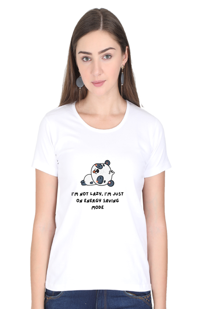 Energy saving mode- women's t-shirt