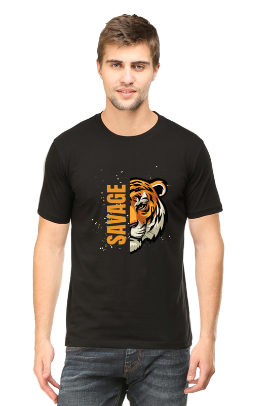 Savage Tiger Emblem Unisex T-Shirt