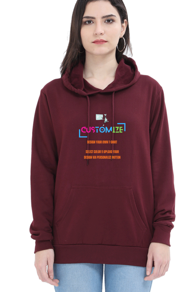 Customizable || Design Your Own Cool Hooded Sweatshirt || Unisex Hooded Sweatshirt