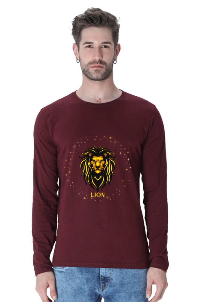 Men's "Lion" Round Neck T-Shirt