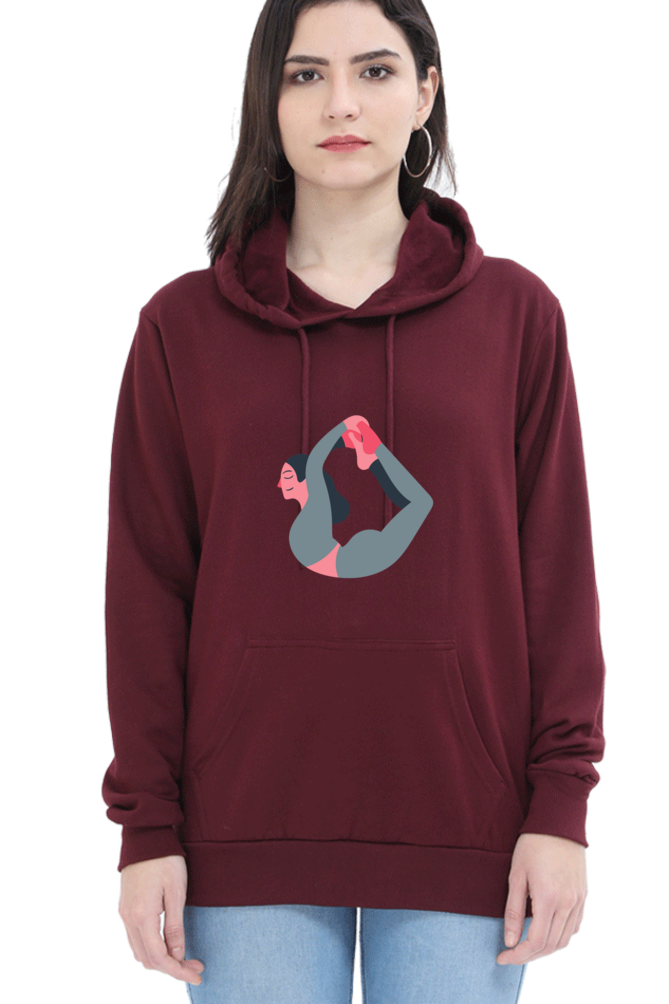 Unisex "Yoga Vibes" Hooded Sweatshirt