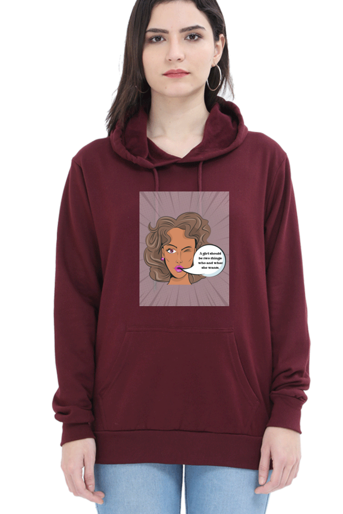 Women "Girl Power" Hooded Sweatshirt