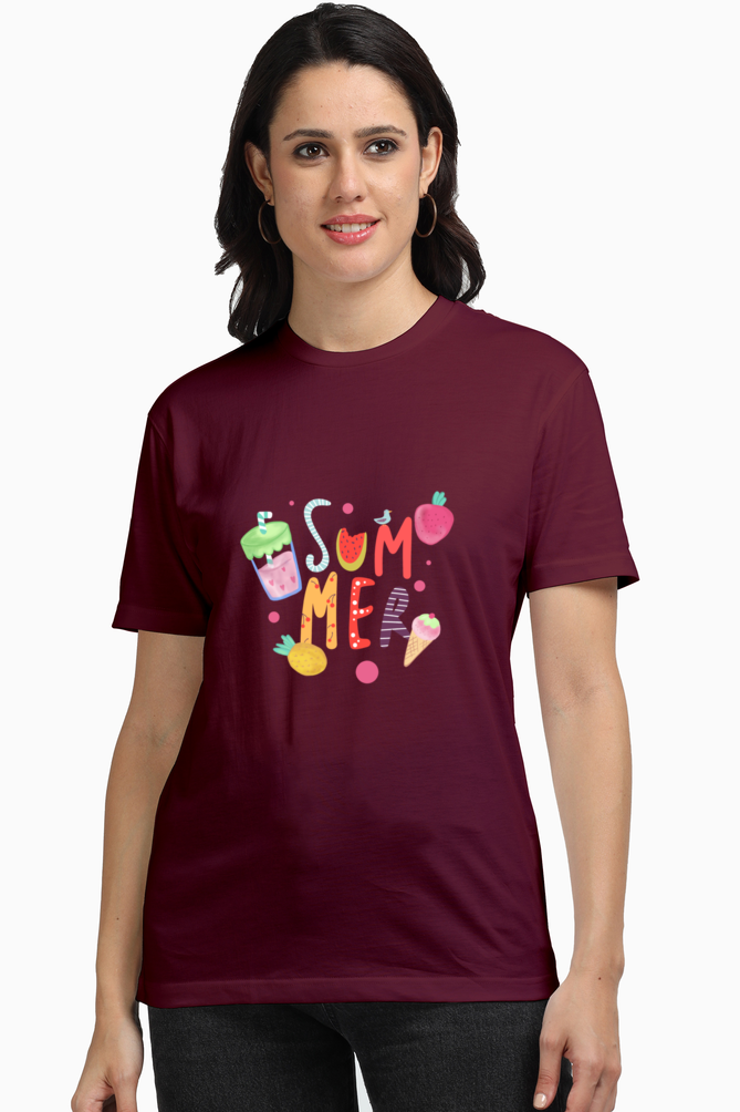 Supima Cotton| Summer Printed T-Shirt for Girls