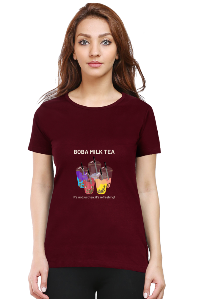 Women's "Boba Milk Tea" T-Shirt