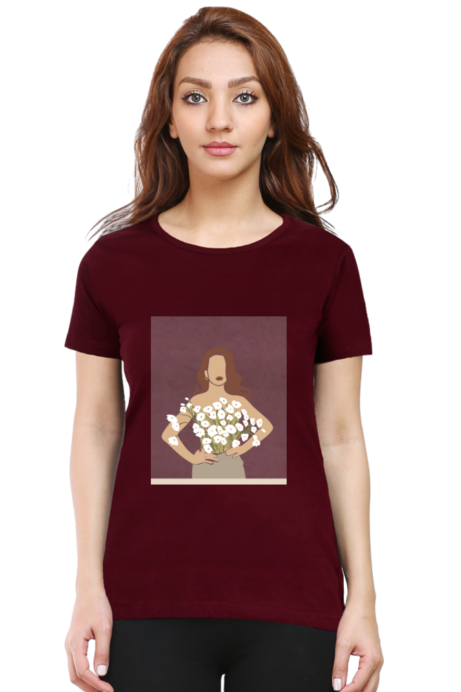 Women's "Canvases and Flowers" T-Shirt