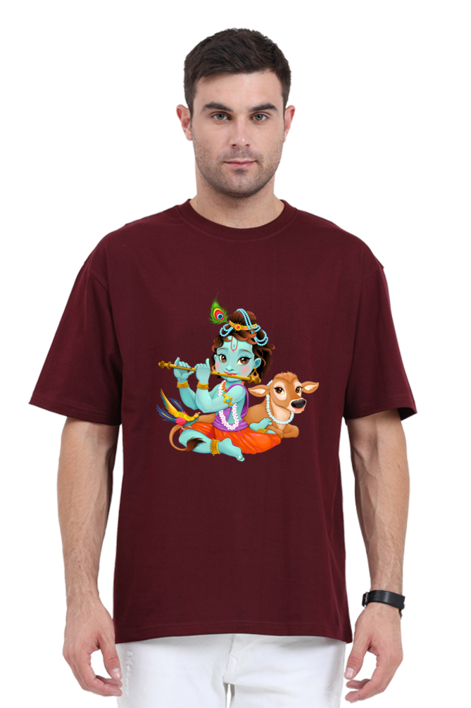 Unisex Oversized "Bal Krishna" T-Shirt