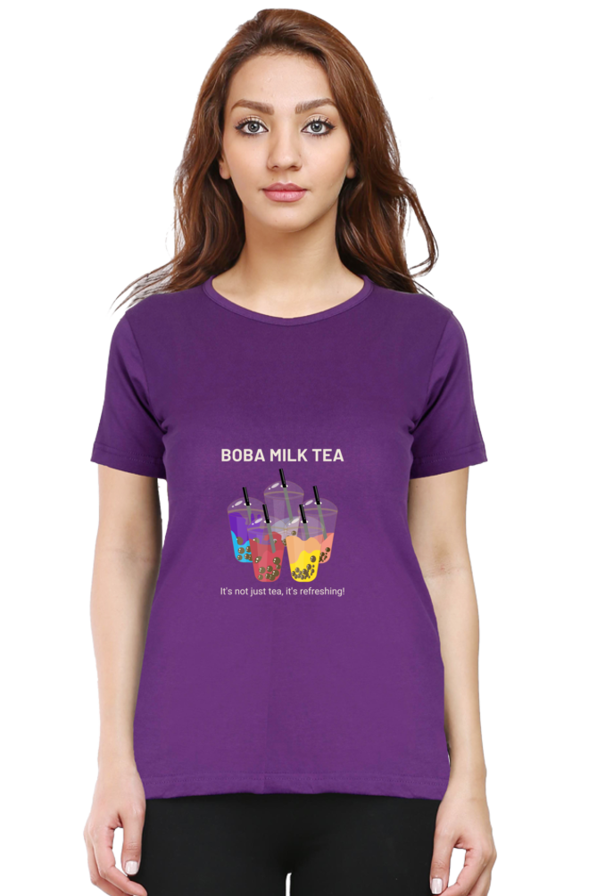 Women's "Boba Milk Tea" T-Shirt