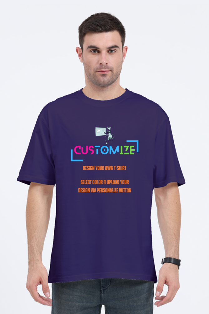 Customizable || Design Your Own Cool Oversized T-Shirt || Unisex Oversized Classic T-Shirt