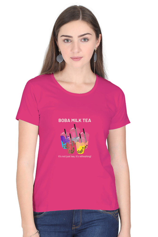 Women's "Boba Milk Tea" T-Shirt