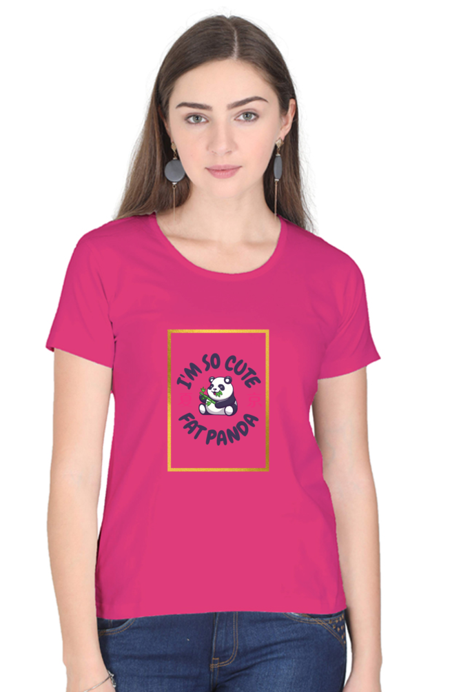 Women's Cute Panda T-Shirt