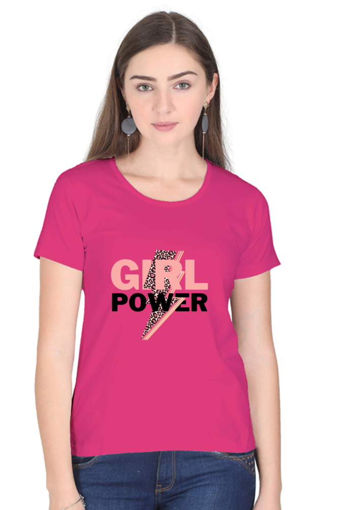 Women Girl Power T-Shirt