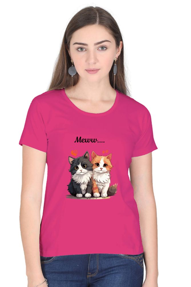 Women's Best Friends Cute Cat T-Shirt