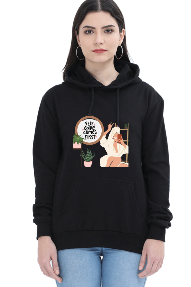 Unisex "Self-Care Comes First" Hooded Sweatshirt