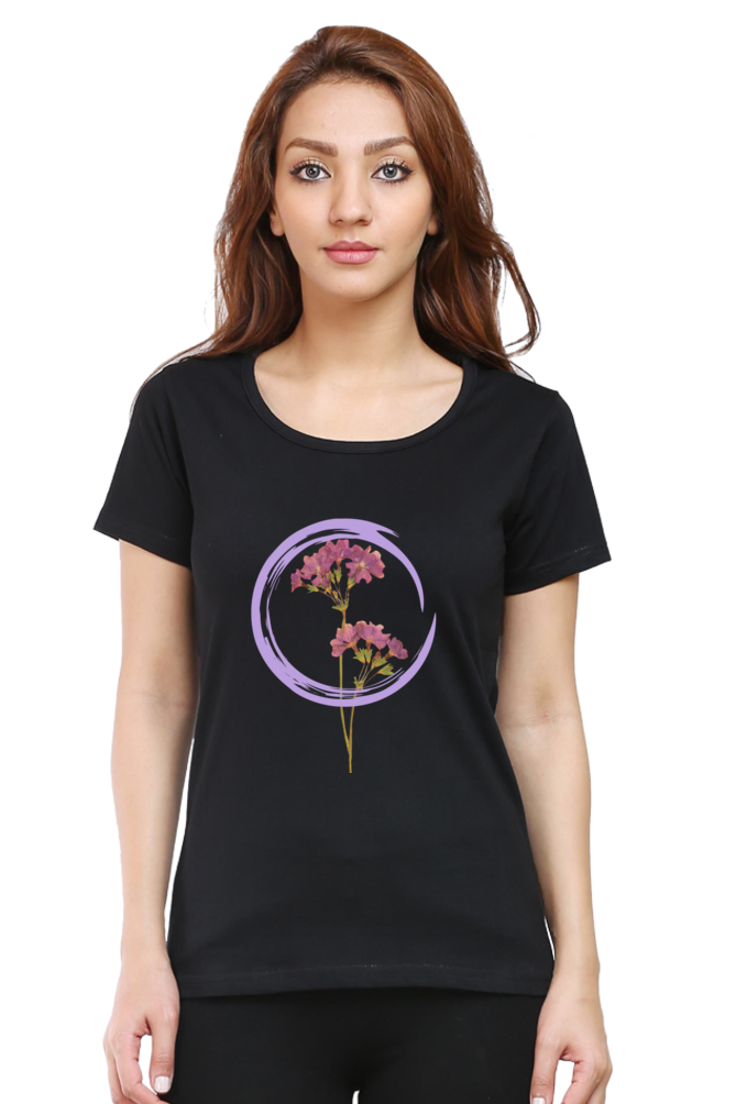 Women's "Art" Round Neck T-Shirt