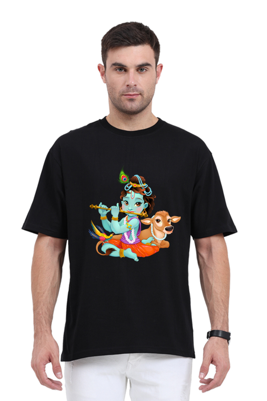 Unisex Oversized "Bal Krishna" T-Shirt