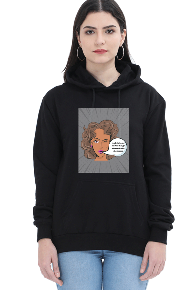 Women "Girl Power" Hooded Sweatshirt