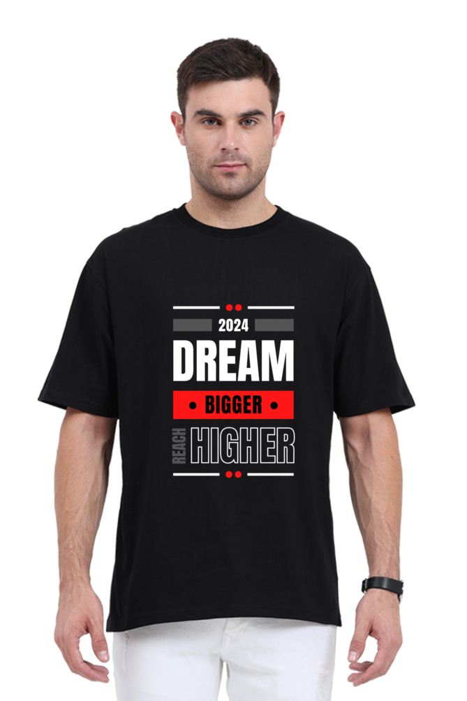 Unisex- 2024 “Dream Bigger, Reach Higher” Inspirational T-Shirt