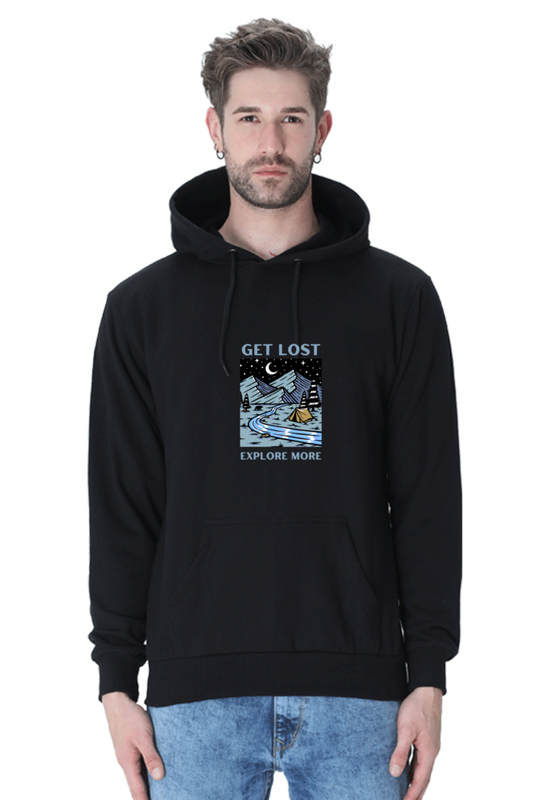 "Explore More" Unisex Hooded Sweatshirt