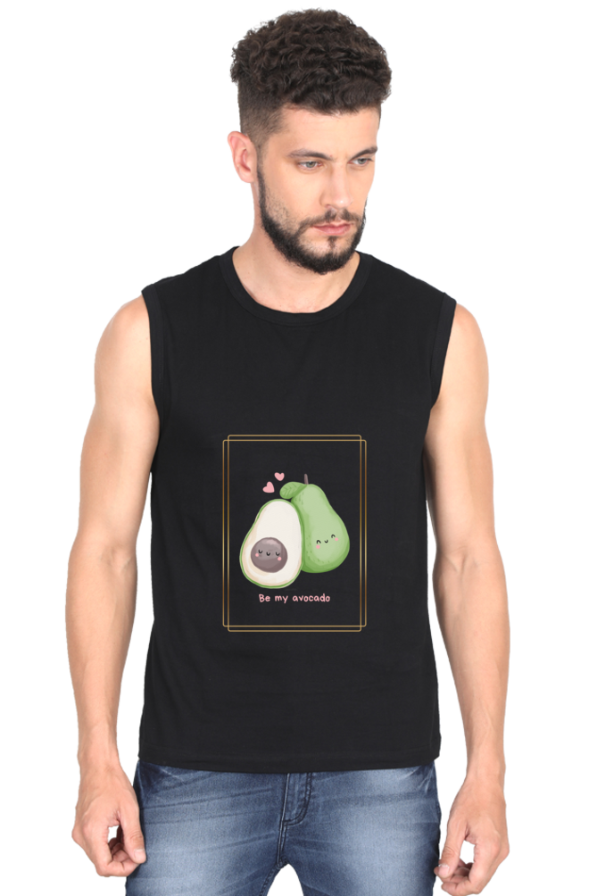 Men’s Sleeveless "Be My Avocado"  T-Shirt