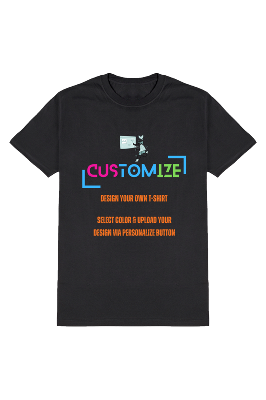 Customizable || Design Your Own Cool T-Shirt || Men Round Neck Half Sleeve T-shirt