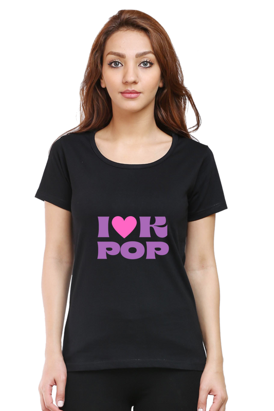 Women's "I Love K-Pop" T-Shirt