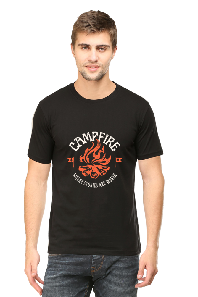 Men’s “Campfire: Where Stories Are Woven” T-Shirt