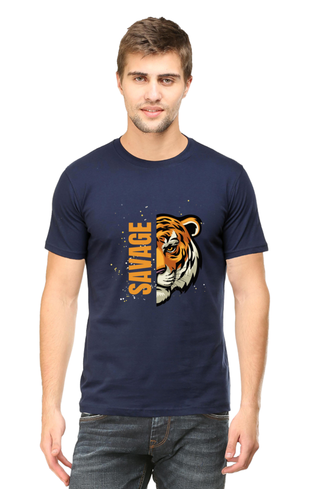 Savage Tiger Emblem Unisex T-Shirt