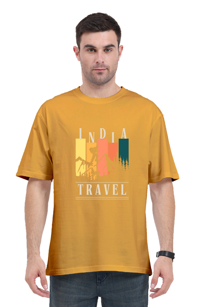 Unisex Oversized "Travel India" T-Shirt