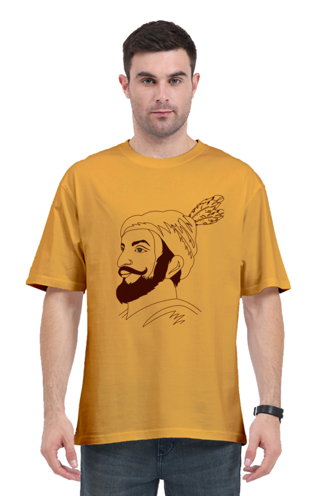 Unisex Oversized "Chhatrapati Shivaji" T-Shirt