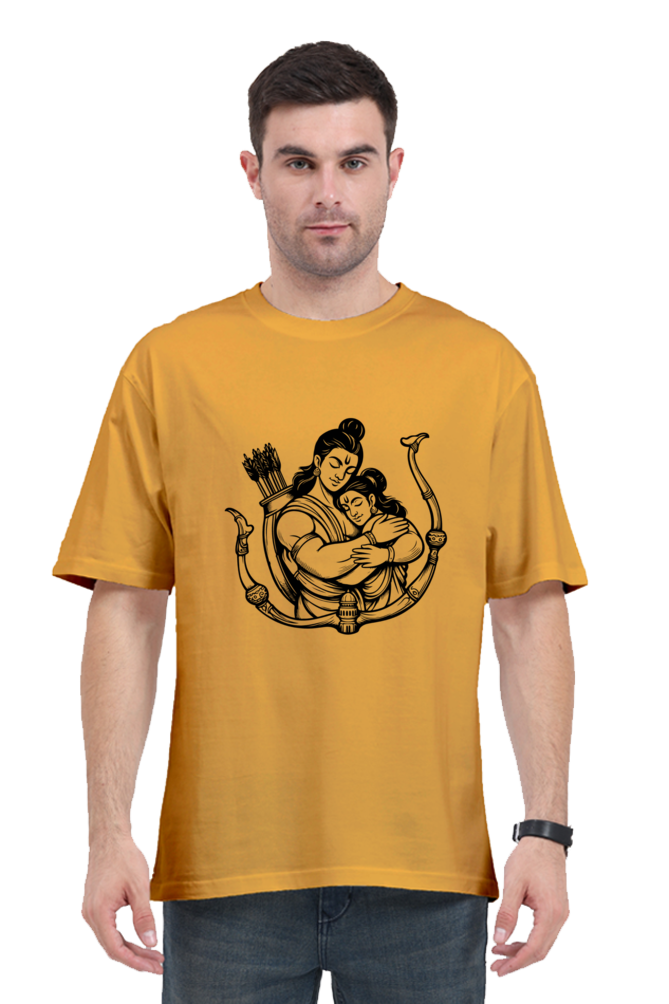 Unisex Oversized "Shree Ram and Sita" T-Shirt