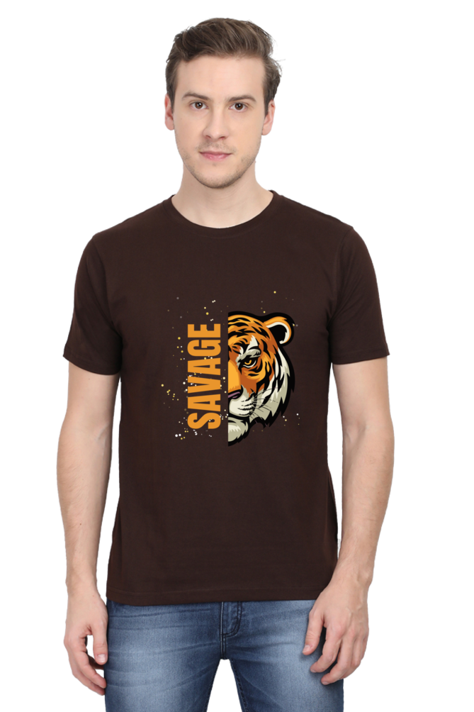 Savage Tiger Emblem Unisex T-Shirt