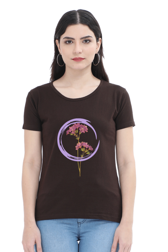 Women's "Art" Round Neck T-Shirt