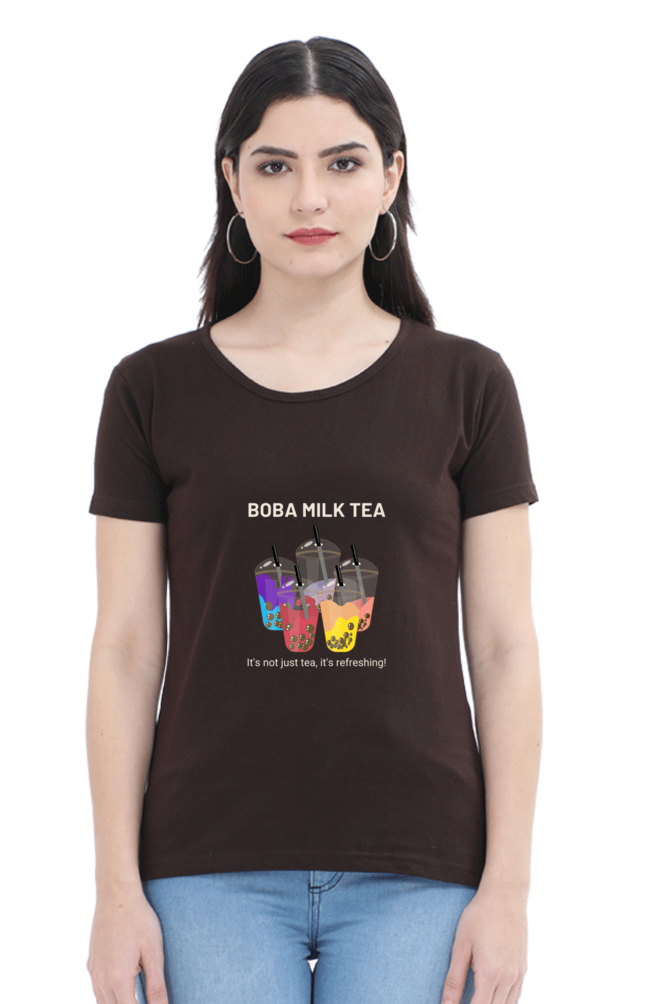 Women's "Boba Milk Tea" T-Shirt