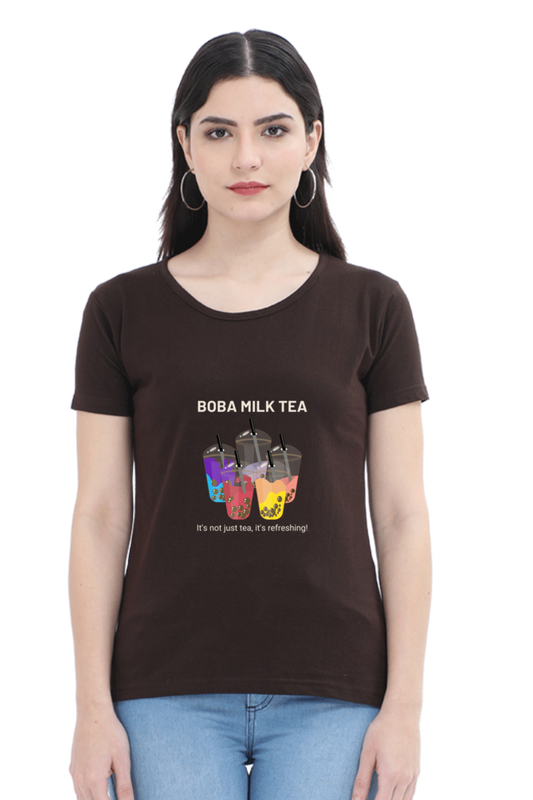 Women's "Boba Milk Tea" T-Shirt