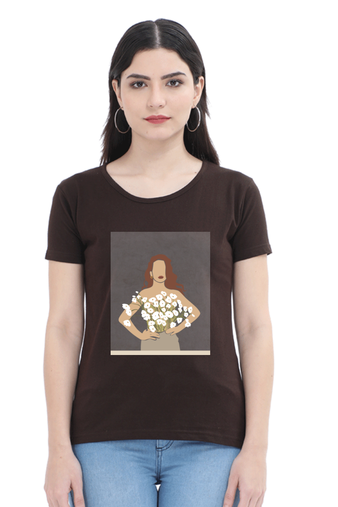 Women's "Canvases and Flowers" T-Shirt