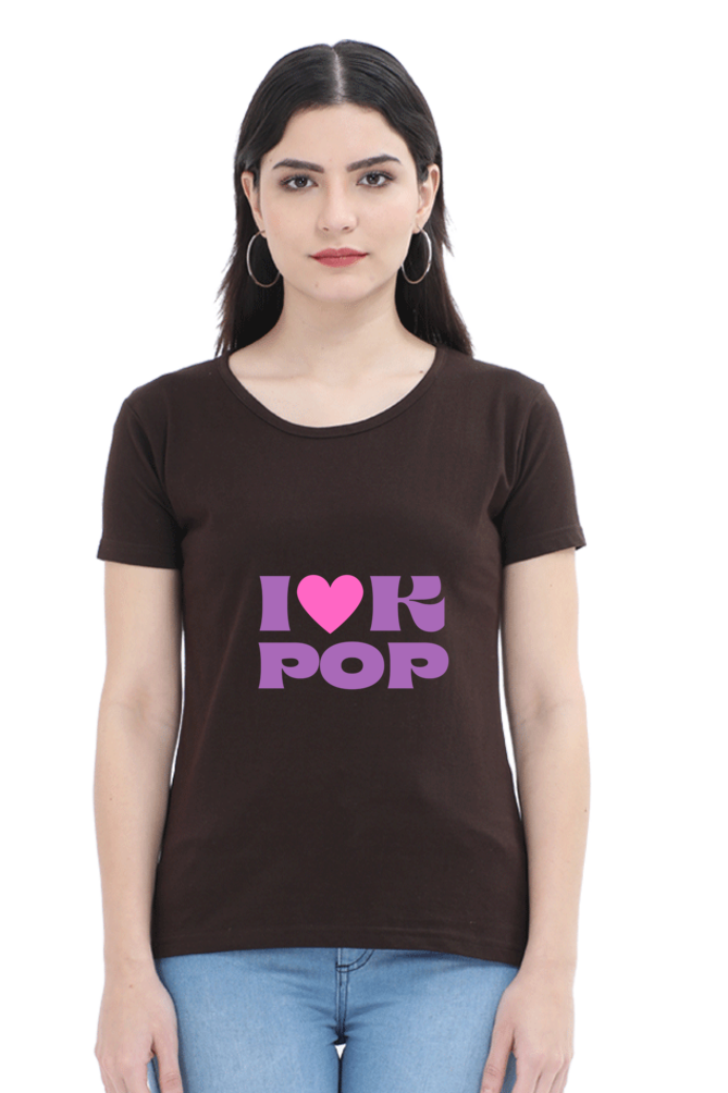 Women's "I Love K-Pop" T-Shirt