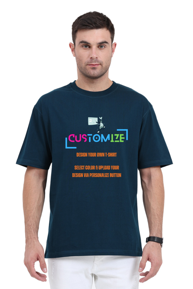 Customizable || Design Your Own Cool Oversized T-Shirt || Unisex Oversized Classic T-Shirt