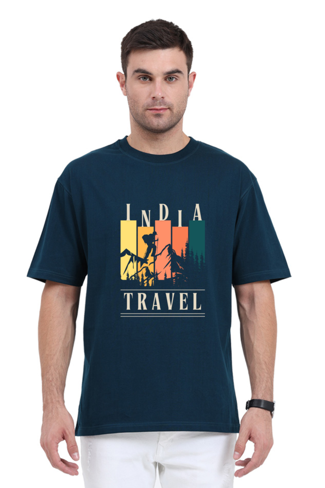 Unisex Oversized "Travel India" T-Shirt